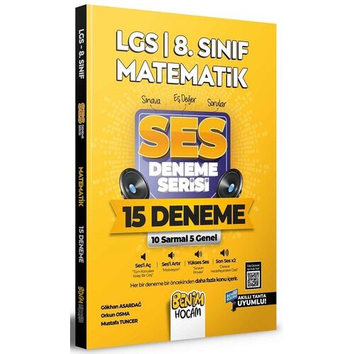 Benim Hocam LGS 8. Sınıf Matematik 15 Deneme Ses Deneme Serisi