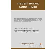 Medeni Hukuk Soru Kitabı - Süleyman Çelik - Cinius Yayınları