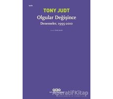 Olgular Değişince - Tony Judt - Yapı Kredi Yayınları
