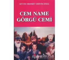 Cem Name Görgü Cemi - Seyyid Mehmet Dervişcemal - Can Yayınları (Ali Adil Atalay)