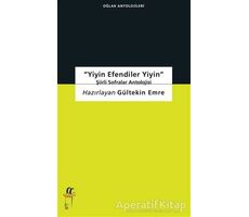 Yiyin Efendiler Yiyin - Gültekin Emre - Oğlak Yayıncılık