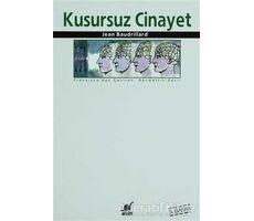 Kusursuz Cinayet - Jean Baudrillard - Ayrıntı Yayınları