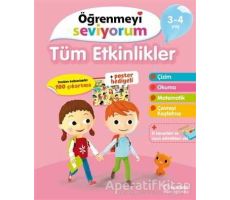 Tüm Etkinlikler - Öğrenmeyi Seviyorum 3-4 Yaş - Kolektif - Uçanbalık Yayıncılık