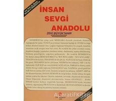 İnsan Sevgi Anadolu - Zeki Büyüktanır - Can Yayınları (Ali Adil Atalay)