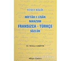 Miftah-ı Lisan Manzum Fransızca - Türkçe Sözlük - Mehmet Kırbıyık - Beşir Kitabevi