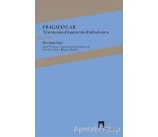 Fragmanlar - Herakleitos - Dergah Yayınları