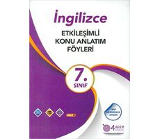 7. Sınıf İngilizce Etkileşimli Konu Anlatım Föyleri - Özlem Özay - 4 Adım Yayınları