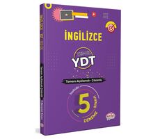 Editör İngilizce YDT YKS-DİL Tamamı Çözümlü 5 Fasikül Deneme