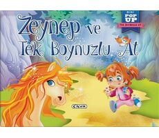 Zeynep ve Tek Boynuzlu At - Mini Pop-Up - Kolektif - Çiçek Yayıncılık