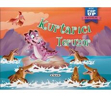 Kurtarıcı Teruzor - Mini Pop-Up Dinozorlar - Kolektif - Çiçek Yayıncılık