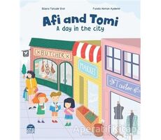 Afi and Tomi - A Day in the City - Büşra Tarçalır Erol - Martı Çocuk Yayınları