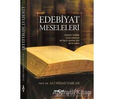 Edebiyat Meseleleri - Ali Nihad Tarlan - Akçağ Yayınları