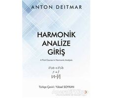 Harmonik Analize Giriş - Anton Deitmar - Cinius Yayınları