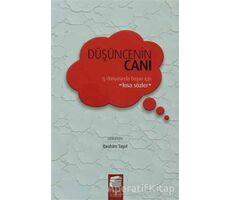 Düşüncenin Canı - Derleme - Final Kültür Sanat Yayınları