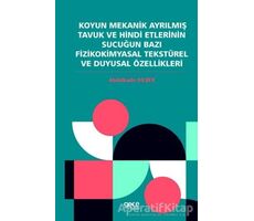 Koyun Mekanik Ayrılmış Tavuk ve Hindi Etlerinin Sucuğun Bazı Fizikokimyasal Tekstürel ve Duyusal Öze