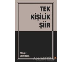 Tek Kişilik Şiir - Erdal Demirbel - Cinius Yayınları