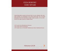 Ceza Hukuku Soru Kitabı - Süleyman Çelik - Cinius Yayınları