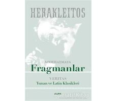 Fragmanlar - Herakleitos - Alfa Yayınları