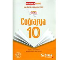 Sınav 10.Sınıf Coğrafya Aç Konu Katla Soru Akordiyon Serisi