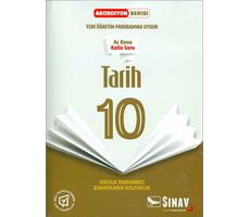 Sınav 10.Sınıf Tarih Aç Konu Katla Soru Akordiyon Serisi
