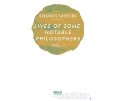Lives Of Some Notable Philosophers Vol. 1 - Diogenes Laertius - Gece Kitaplığı