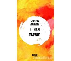 Human Memory - Alfred Adler - Gece Kitaplığı