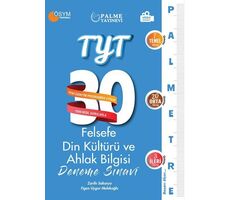 Palme TYT Felsefe Din Kültürü ve Ahlak Bilgisi Palmetre 30 Deneme Sınavı Video Çözümlü