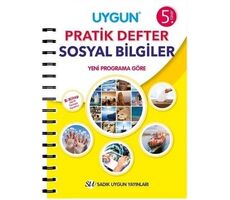 Sadık Uygun 5. Sınıf Sosyal Bilgiler Pratik Defter