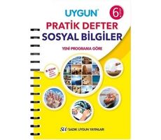 Sadık Uygun 6. Sınıf Sosyal Bilgiler Pratik Defter