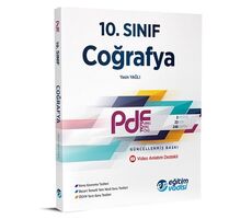 Eğitim Vadisi 10. Sınıf Coğrafya Planlı Ders Föyü PDF Video Anlatım Destekli