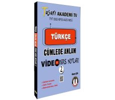 DGS Türkçe Cümlede Anlam Video Ders Notları - 2 - Gizem Şen - Tasarı Yayıncılık