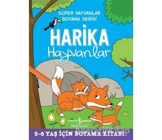 Harika Hayvanlar - Süper Hayvanlar Boyama Serisi - Kolektif - İş Bankası Kültür Yayınları