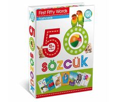 Circle Toys İlk 50 Sözcük İngilizce Türkçe Kartlar