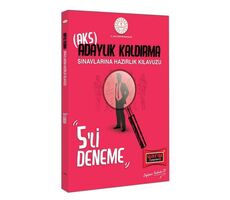 Yargı MEB Adaylık Kaldırma (AKS) Sınavlarına Hazırlık Kılavuzu 5li Deneme