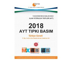 A Yayınları 2018 YKS AYT Tıpkı Basım Çıkmış Sorular