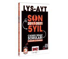 Yargı AYT Son 5 Yıl (2017-2021) Tamamı Çözümlü Çıkmış Sınav Soruları