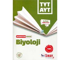 Sınav TYT AYT Biyoloji Aç Konu Katla Soru Akordiyon Serisi