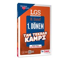 Sınav 8.Sınıf LGS 1.Dönem Çözümlü Tam Tekrar Kampı