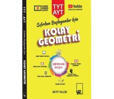 YZ Yayınları YKS TYT AYT Sıfırdan Başlayanlar İçin Kolay Geometri Soru Bankası