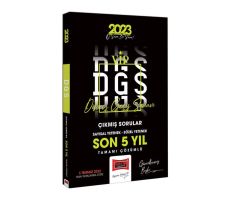 Yargı 2023 DGS Son 5 Yıl Tamamı Çözümlü Çıkmış Sınav Soruları