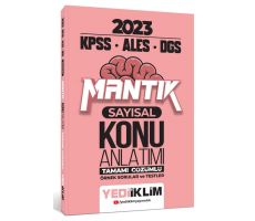Yediiklim 2023 KPSS-ALES-DGS Sayısal Mantık Konu Anlatımı