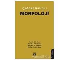 Çağdaş Rus Dili Morfoloji - Sonnur Aktay - Dorlion Yayınları
