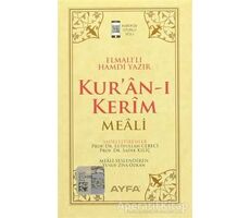 Kuran-ı Kerim Meali Cep Boy - Elmalılı Muhammed Hamdi Yazır - Ayfa Basın Yayın