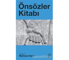 Önsözler Kitabı - Kolektif - Ketebe Yayınları