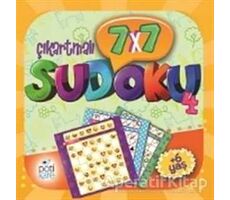 7x7 Çıkartmalı Sudoku - 4 (Çıkartmalı) - Kolektif - Pötikare Yayıncılık
