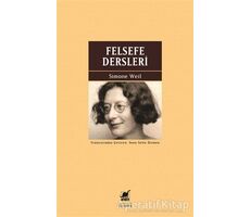 Felsefe Dersleri - Simone Weil - Ayrıntı Yayınları
