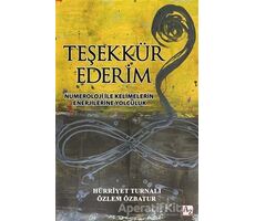 Teşekkür Ederim - Özlem Özbatur - Az Kitap