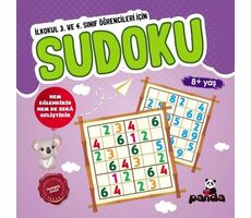 Sudoku 8+ Yaş - İlkokul 3. ve 4. Sınıf Öğrencileri İçin - Kolektif - Beyaz Panda Yayınları