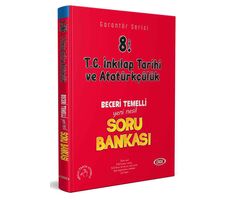 Data 8. Sınıf TC İnkılap Tarihi ve Atatürkçülük Beceri Temelli Soru Bankası (Garantör Serisi)