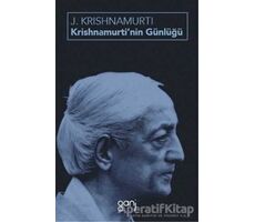 Krishnamurti’nin Günlüğü - Jiddu Krishnamurti - Ganj Kitap